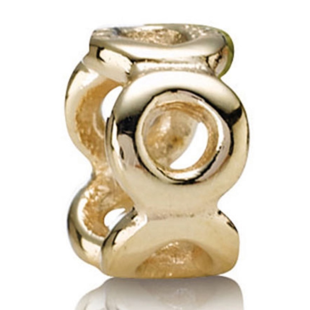 2 14K Gold Link Spacer Retired 14K Gold Link Spacer - 750222